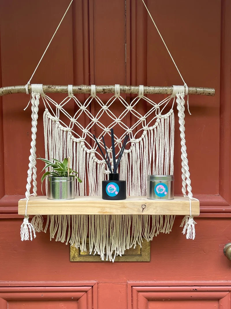 Macrame Hanging Shelf