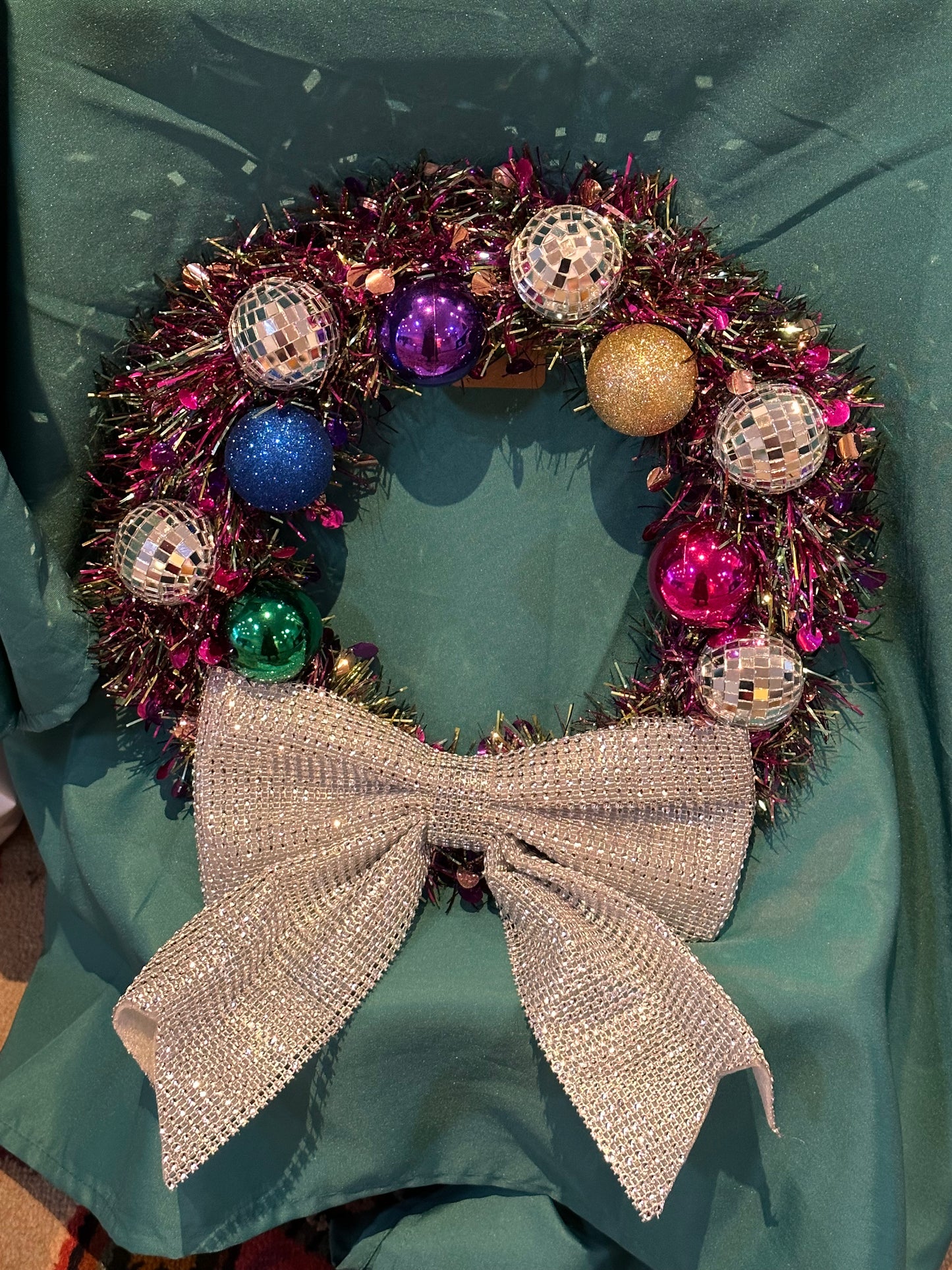 Disco Ball Wreath