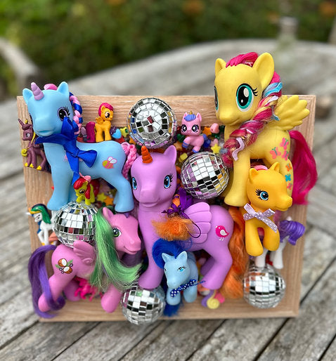 My Little Pony & Glitter Ball Picture Frame A4 size