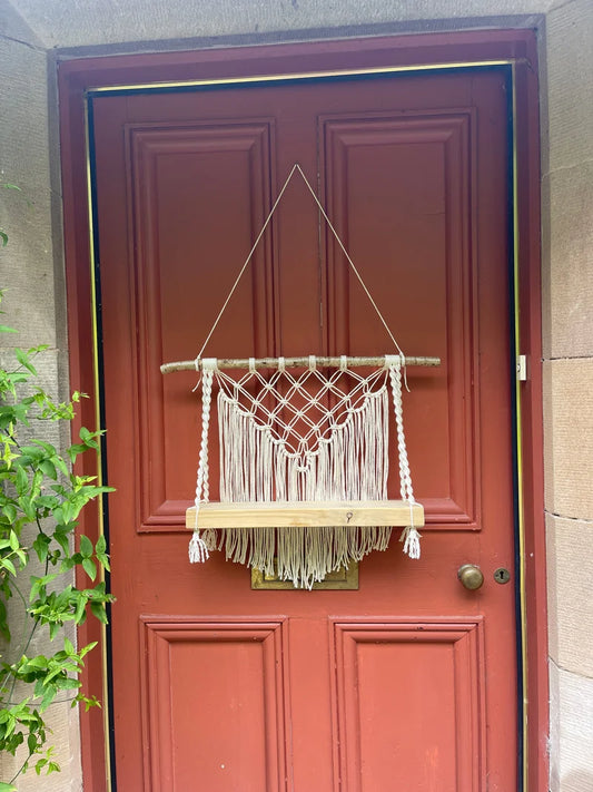 Macrame Hanging Shelf