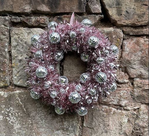 Disco Ball Wreath